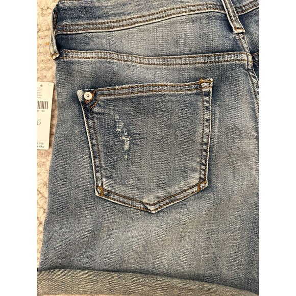 Pilcro & The Letterpress — Women's Slim Boyfriend Denim Shorts — Size 29 - Picture 5 of 11